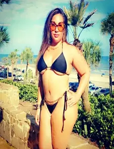 woman posing in a bikini